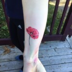 Les Hayes Poppy Realism tattoo Les Hayes Poppy Realism tattoo